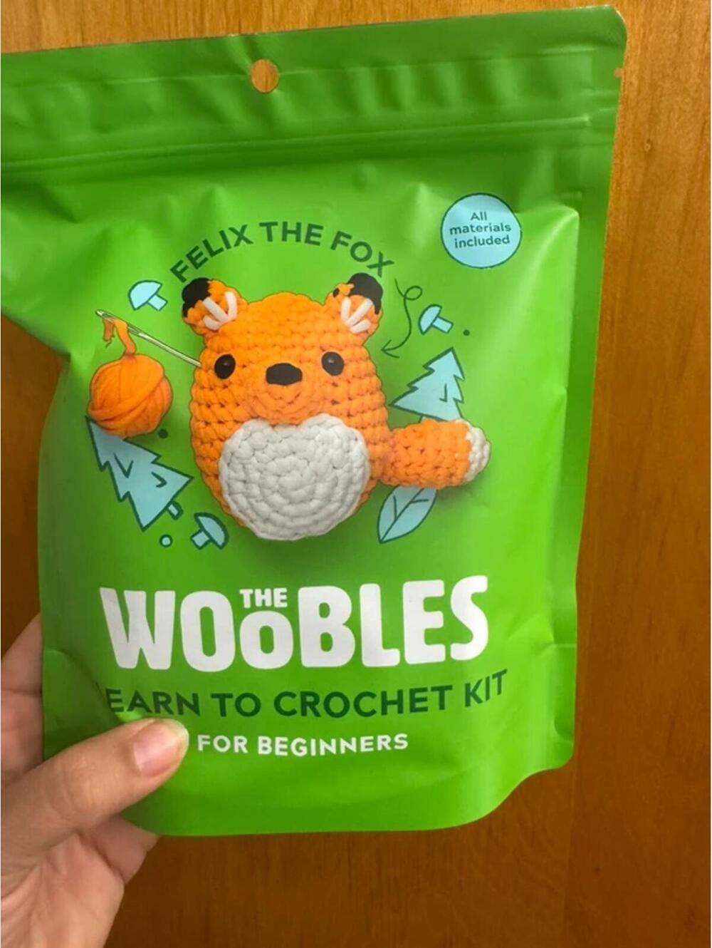 Felix the Fox Learn-to-Crochet Kit - Orange